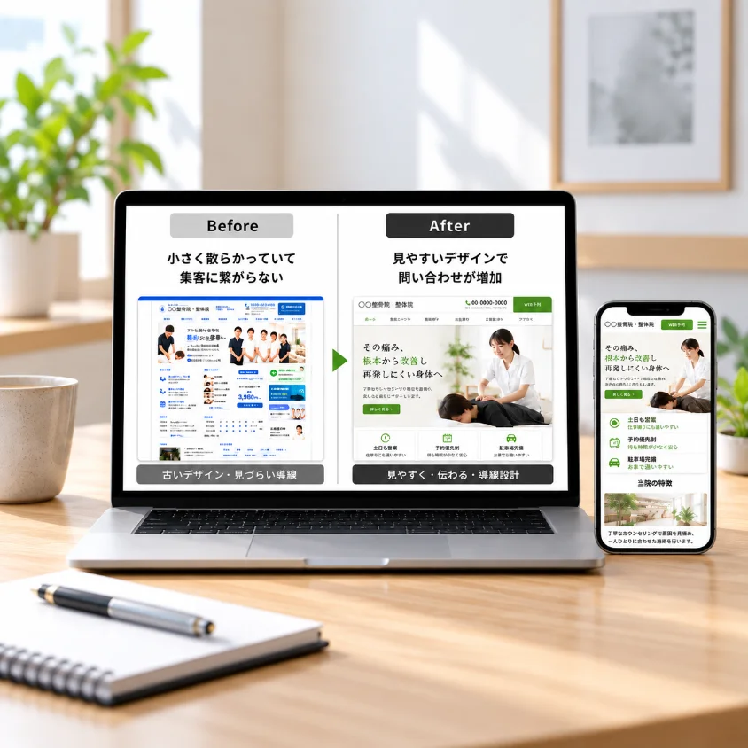 代表が相談を受ける様子